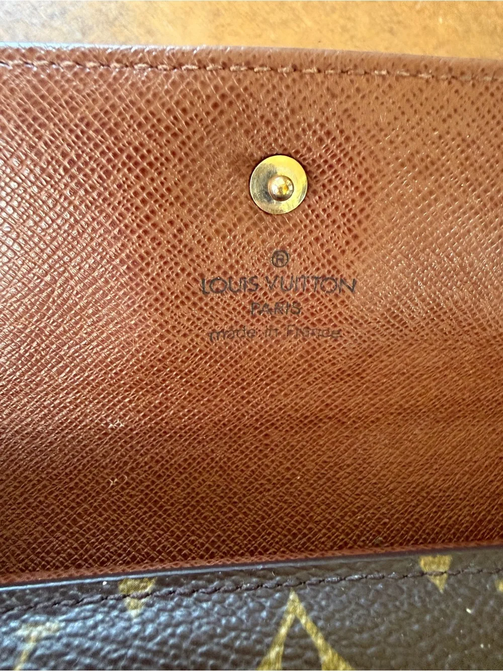 Louis Vuitton Monogram Canvas Folded Key & Card Holder - Brown/Gold